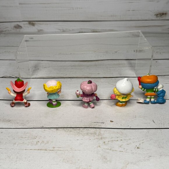 Strawberry Shortcake PVC Figures Lot of 5 Vintage 1980s Kenner Dolls Mini Toys - Picture 2 of 2